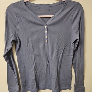 Abercrombie Kids NWOT Blue Long Sleeve Tee